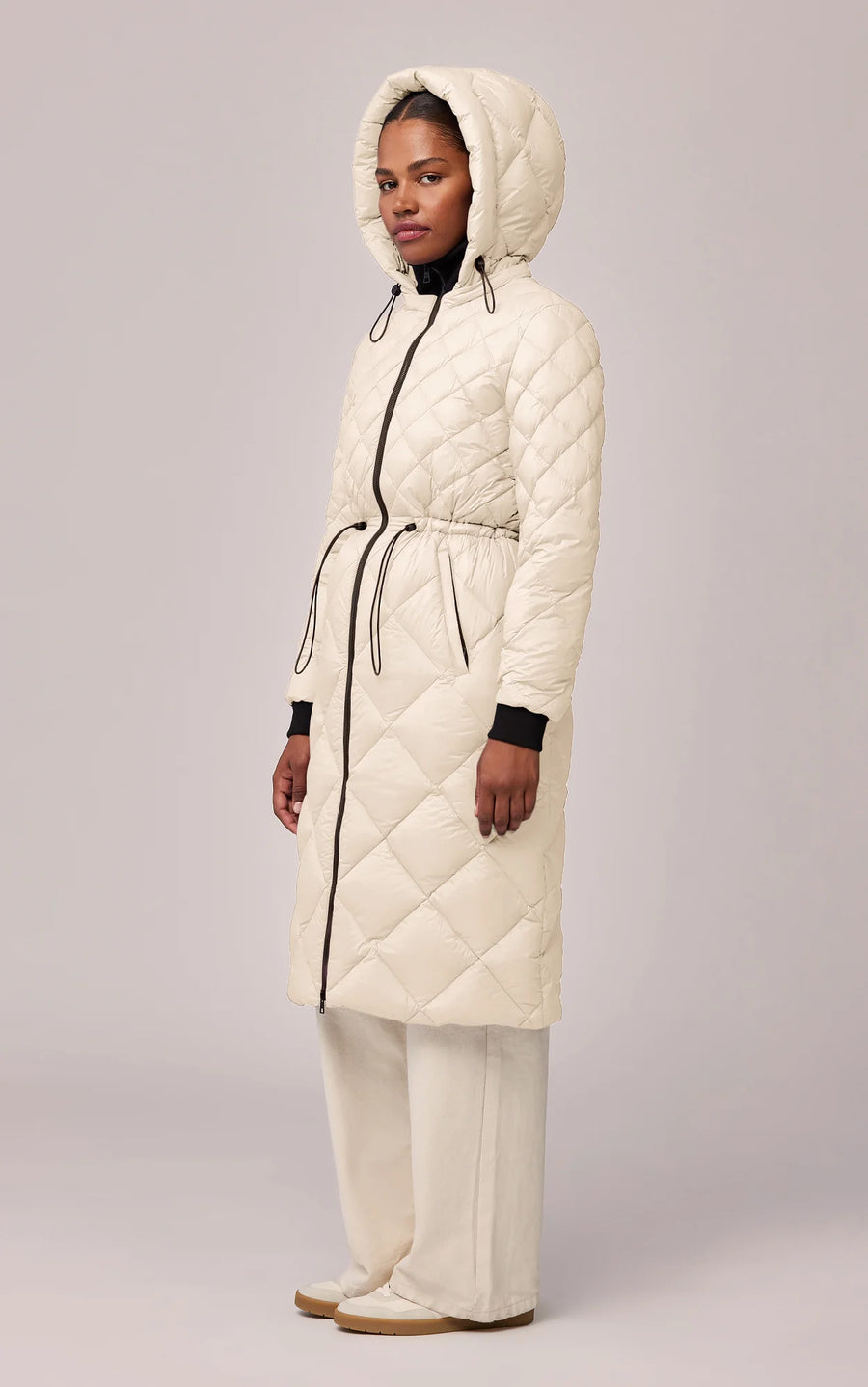 Aime Quilted Down Coat