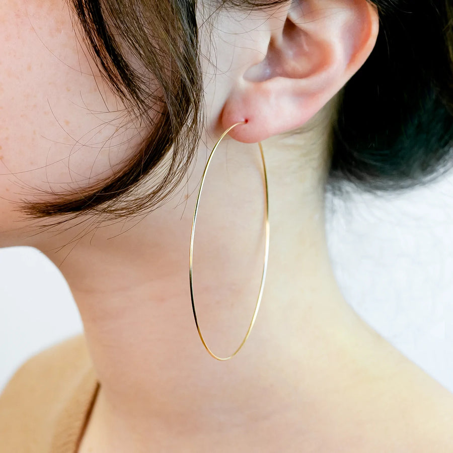 Weightless Large Hoops 14K Gold Fill